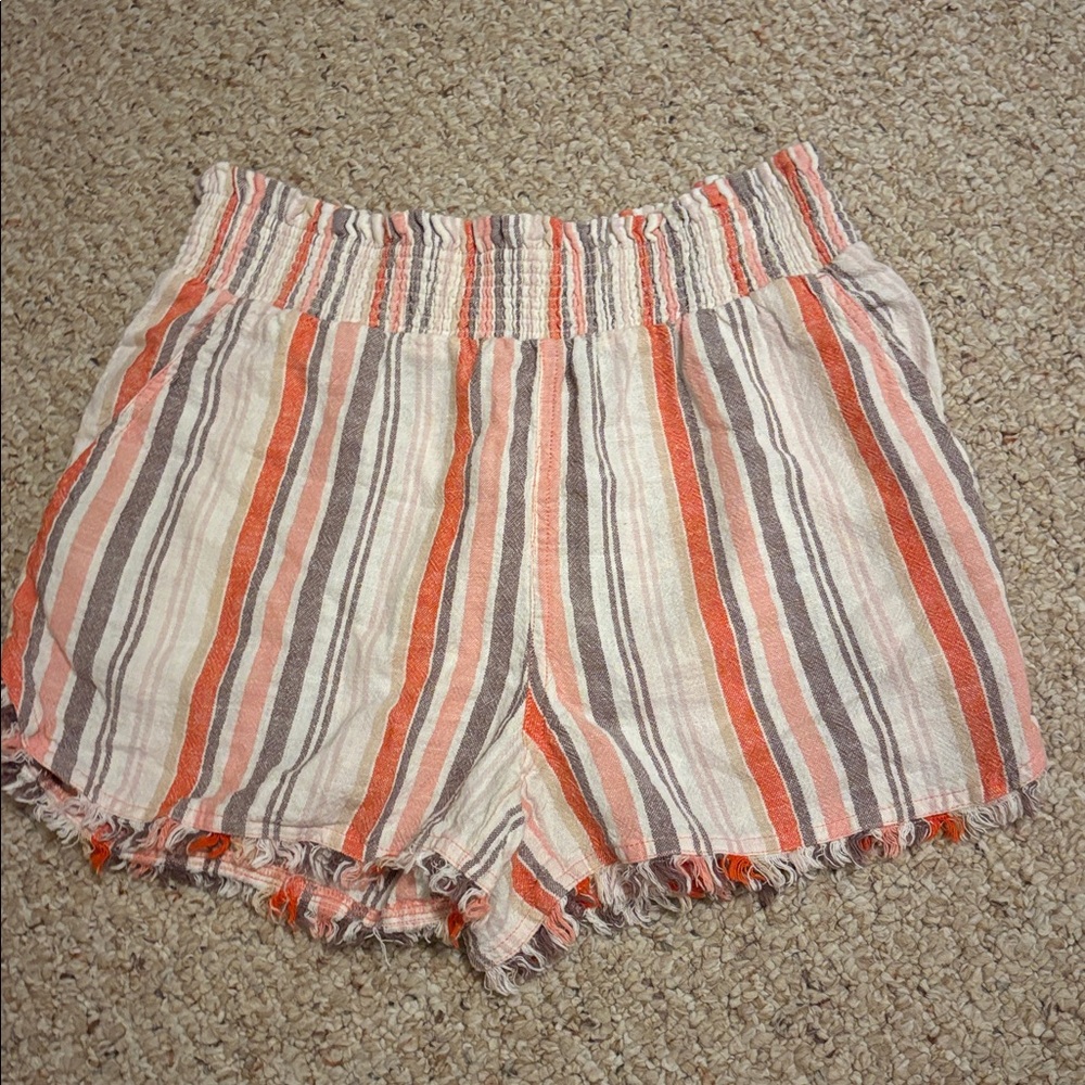 True Craft Multicolor Striped Shorts